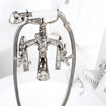 ROMA 3274CL/306 - 2 hole floor standing bathtub tap by RUBINETTERIE STELLA - view 3